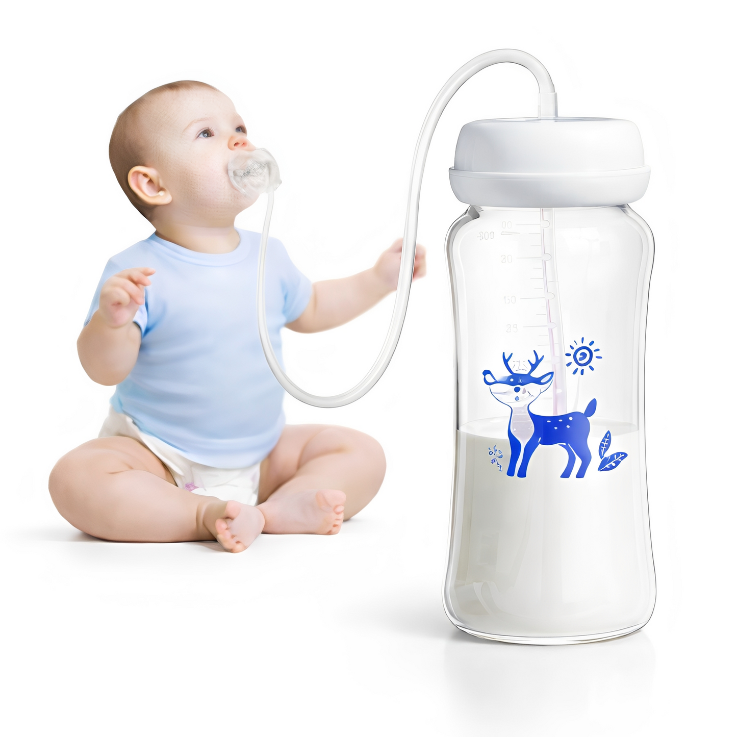 hands-free baby bottle