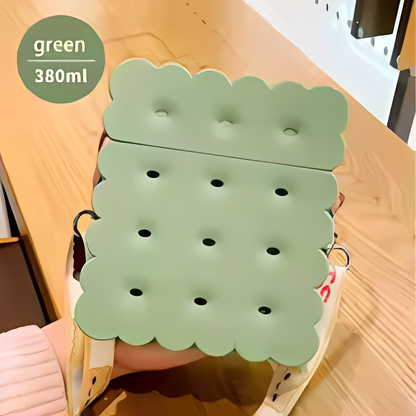 water bottle with straw