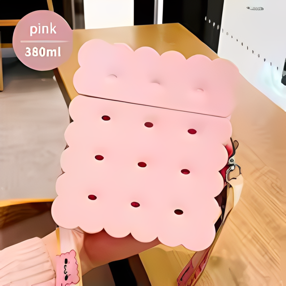 water bottle with straw