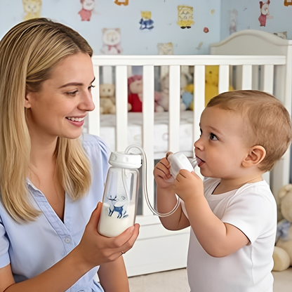 hands-free baby bottle