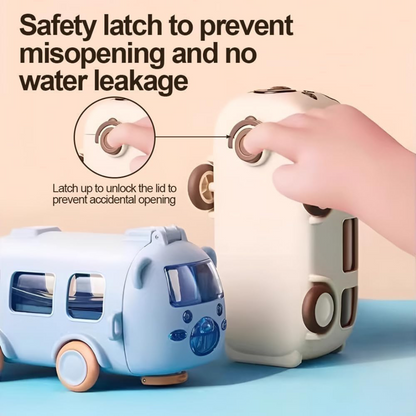 water bottle with straw
