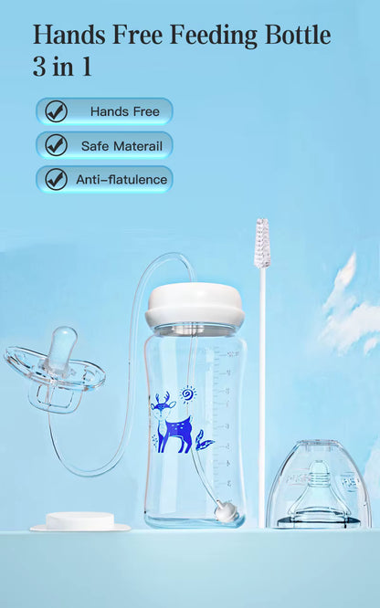 زجاجة أطفال بدون استخدام اليدين