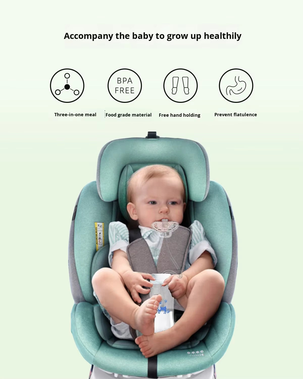 hands-free baby bottle